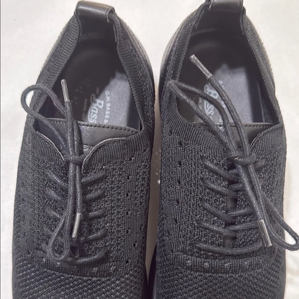 G.H.Bass & Co. Mens Kole Knit Black Casual Dress Shoes Size M 10.5 Almost new